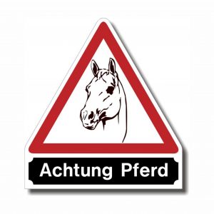 aufkleber pferdetransport 1